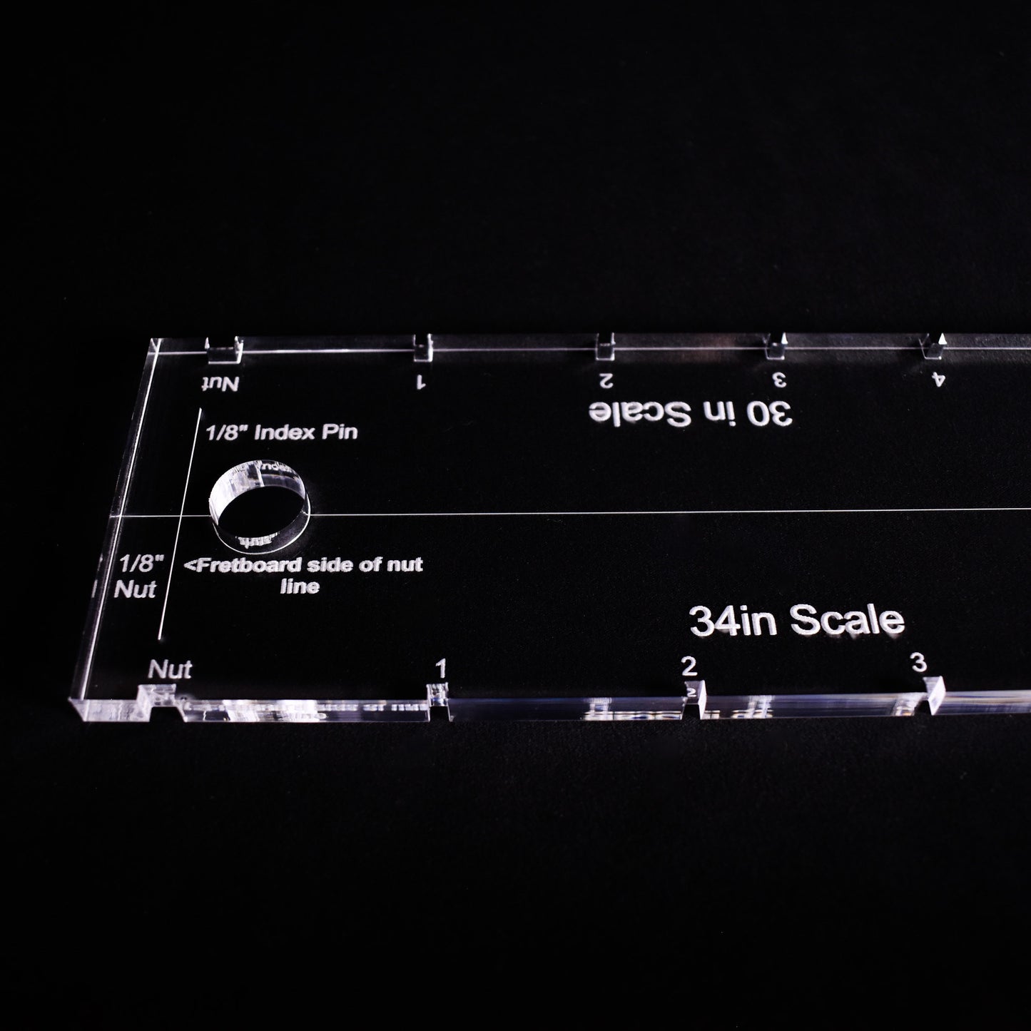 Guitar & Bass Double Sided Fret Slotting Template