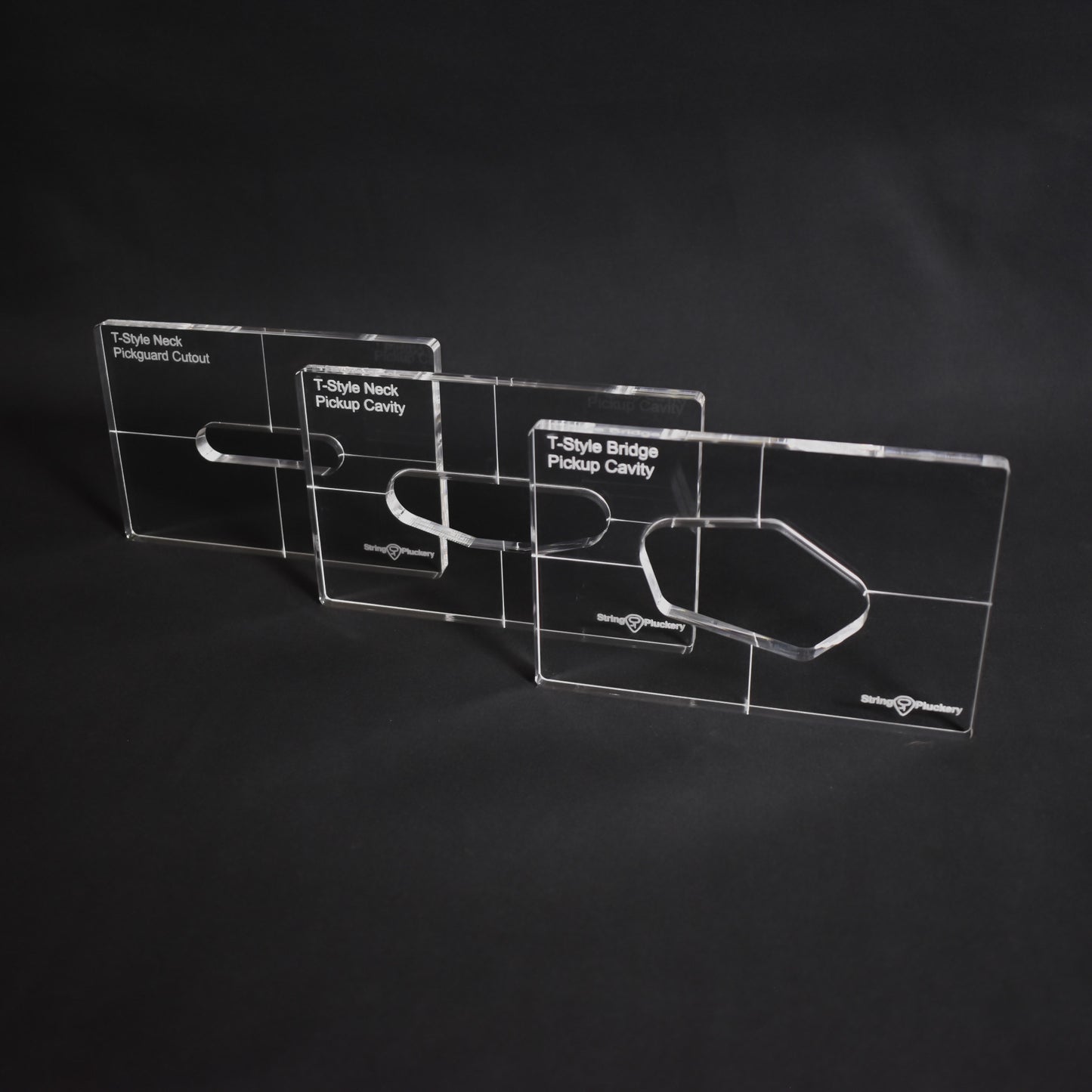 Luthier's Bundle - Guitar Pickup Template (Set of 3)