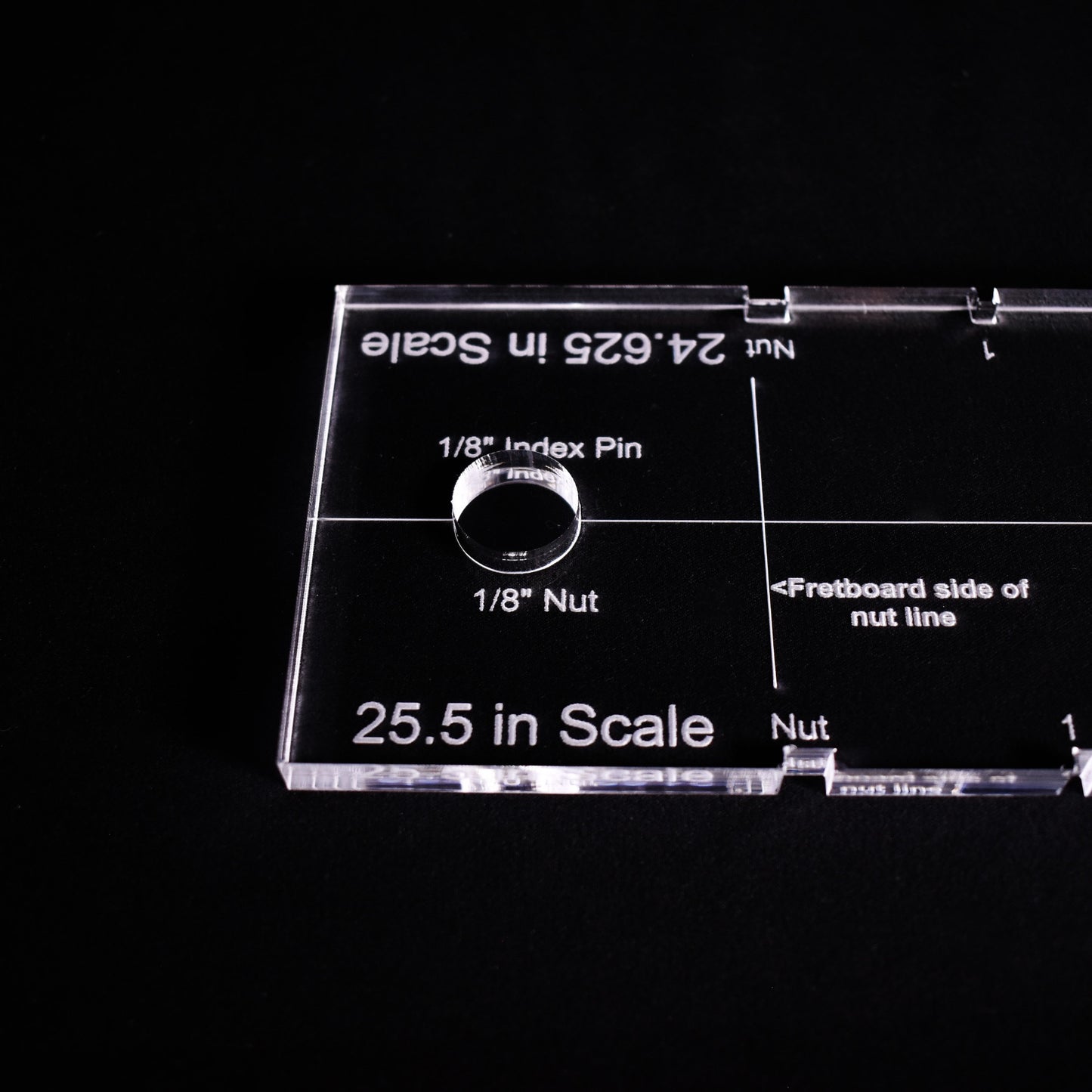 Guitar & Bass Double Sided Fret Slotting Template