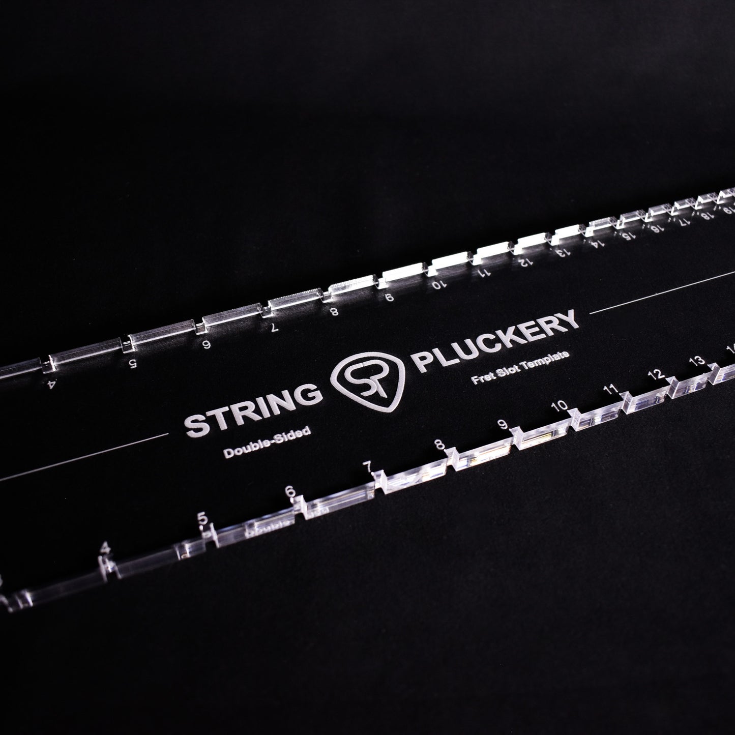 Guitar & Bass Double Sided Fret Slotting Template