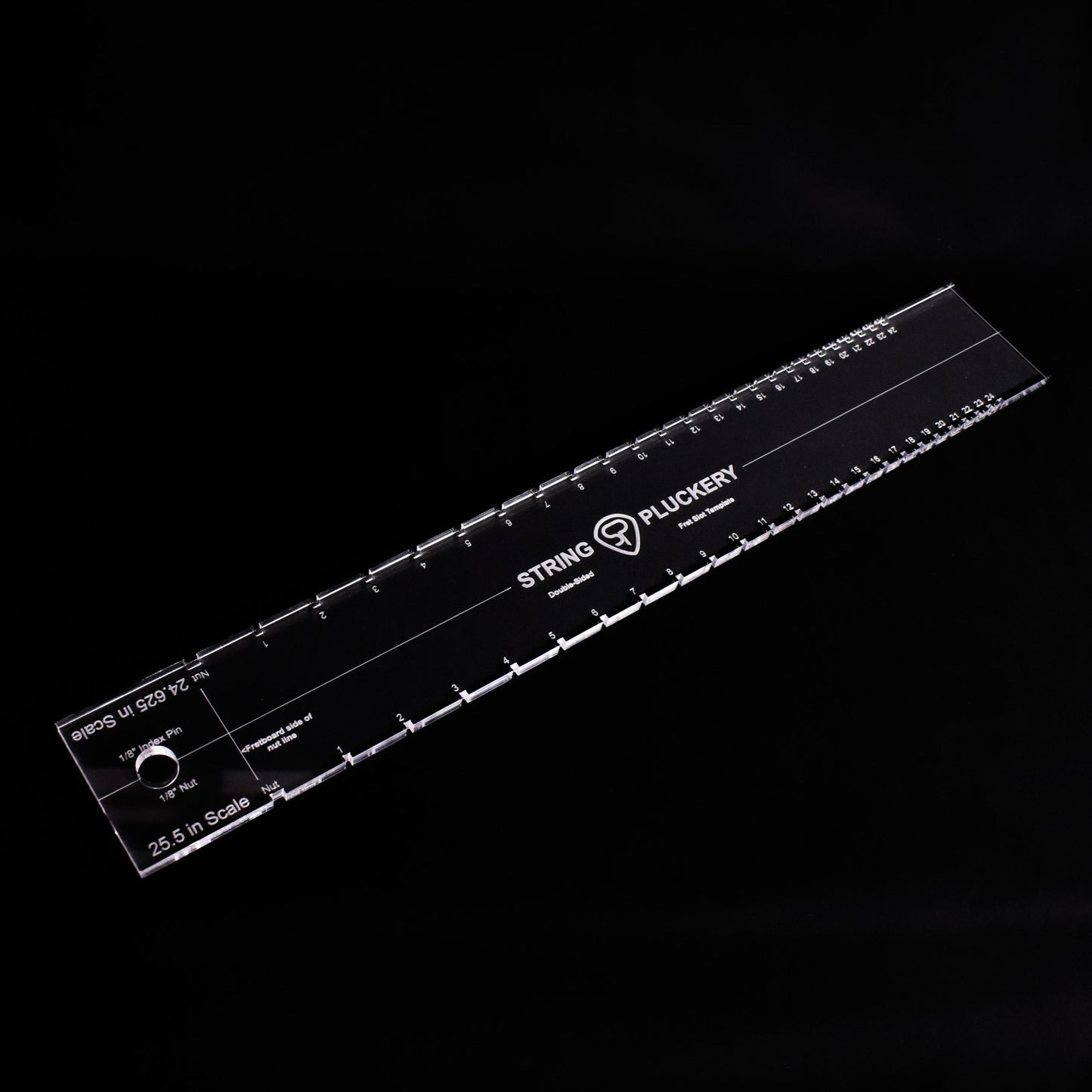 Guitar & Bass Double Sided Fret Slotting Template