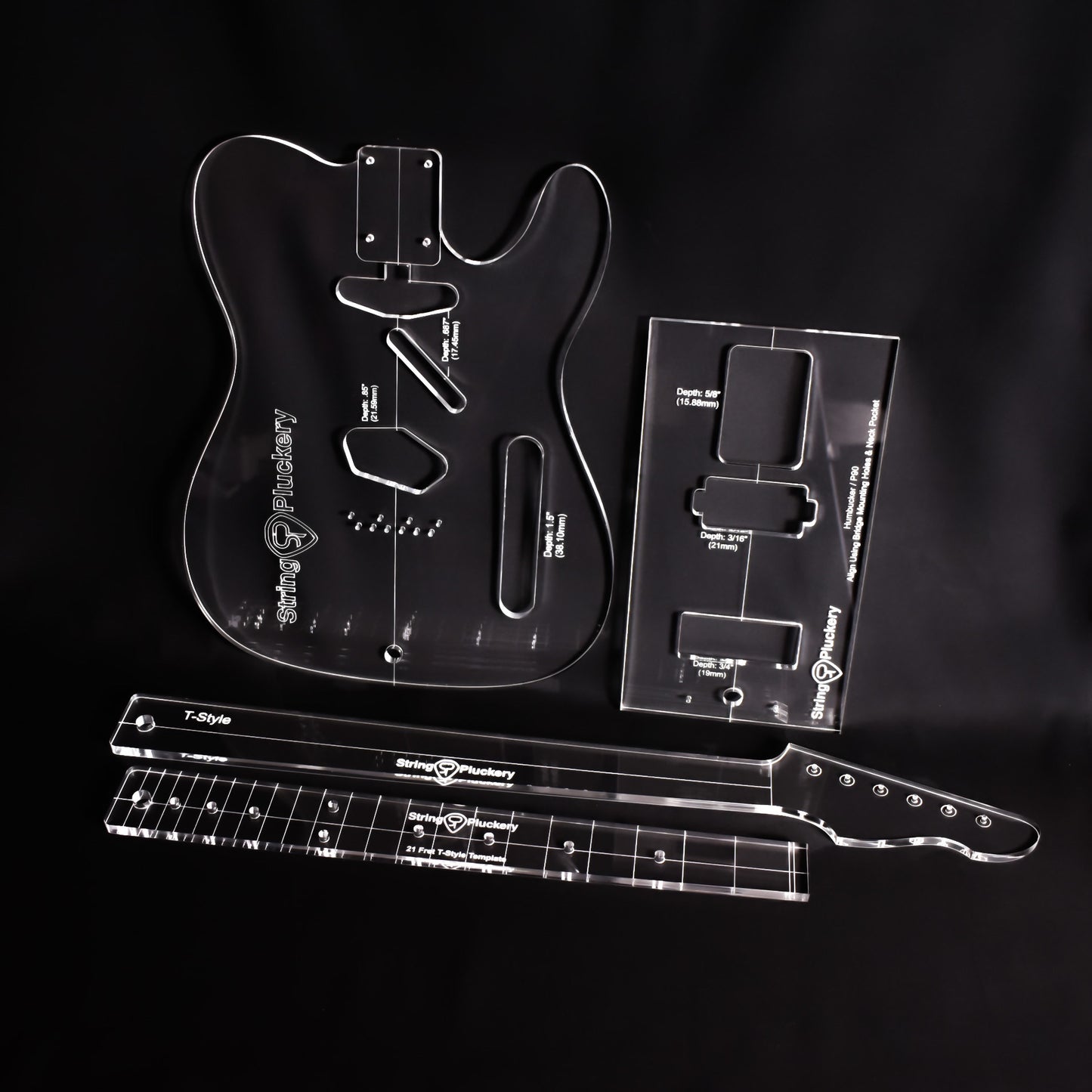 T-Style Acrylic Routing Templates