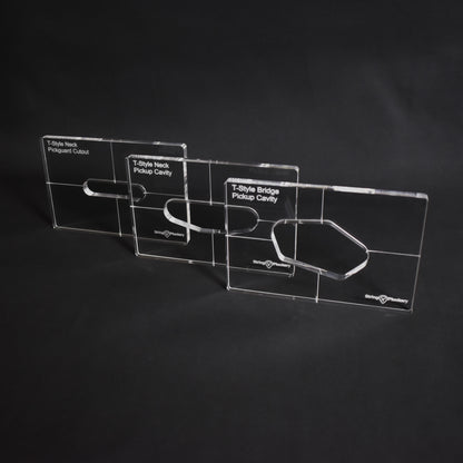 Luthier's Bundle - Guitar Pickup Template (Set of 3)