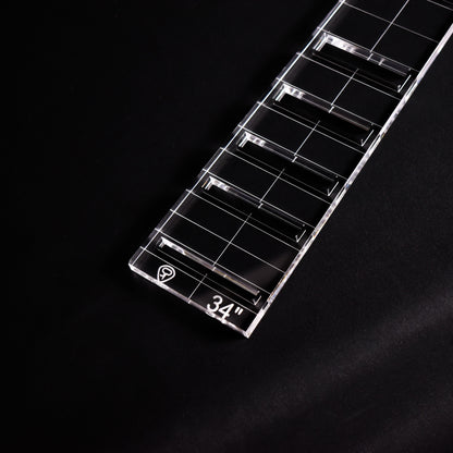 Bass Fretboard Block Inlay Routing Template