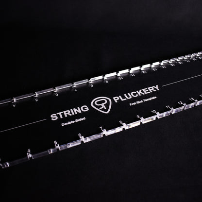 Guitar & Bass Double Sided Fret Slotting Template