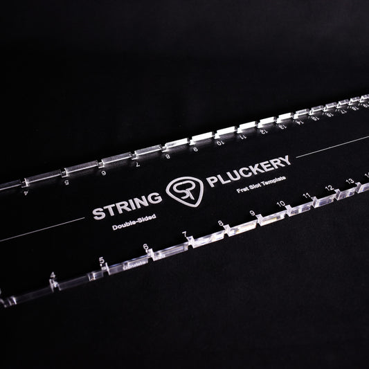 Guitar & Bass Double Sided Fret Slotting Template