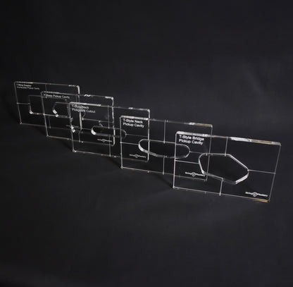 Luthier's Bundle - Guitar Pickup Template (Set of 5)