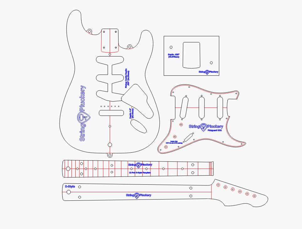 S-Style Acrylic Routing Templates