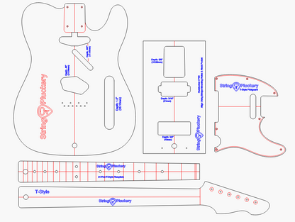 T-Style Acrylic Routing Templates