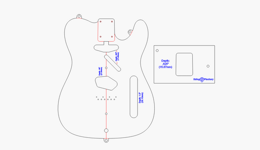 Pro T-Style Body & Neck Pocket Kit