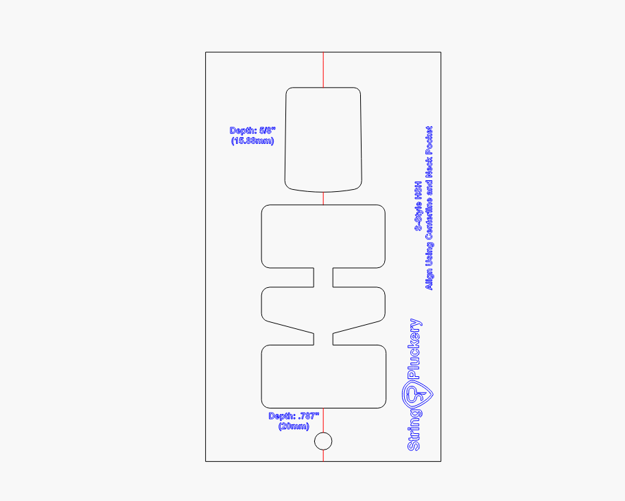 S-Style Acrylic Routing Templates