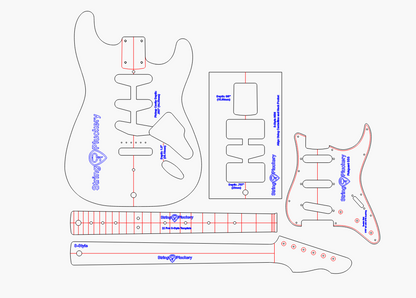 S-Style Acrylic Routing Templates