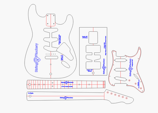S-Style Acrylic Routing Templates