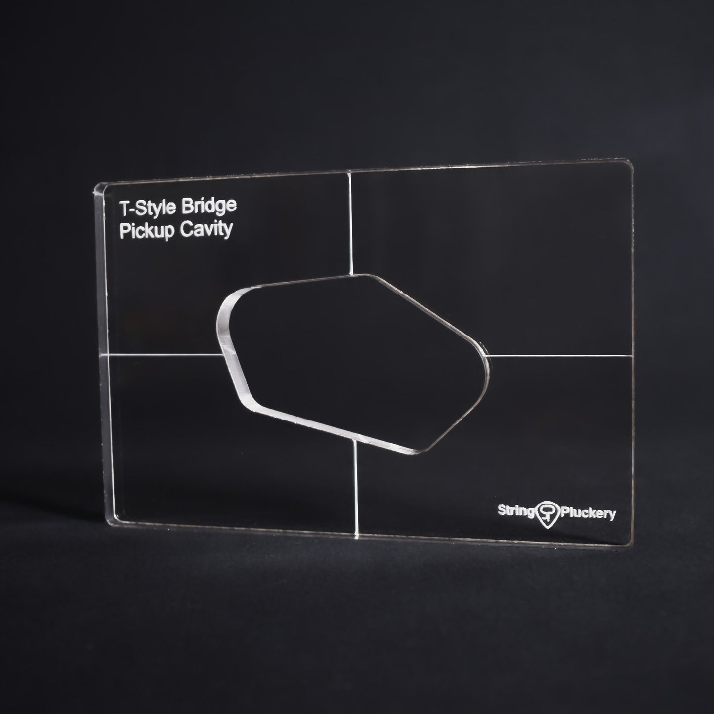 T-Style Bridge Guitar Pickup Routing Template