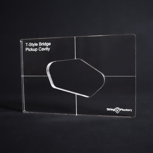 T-Style Bridge Guitar Pickup Routing Template