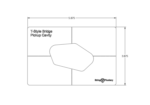 Luthier's Bundle - Guitar Pickup Template (Set of 5)